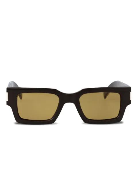 rectangle-frame tinted sunglasses by SAINT LAURENT