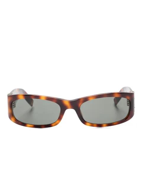 rectangle logo-embellished sunglasses by SAINT LAURENT