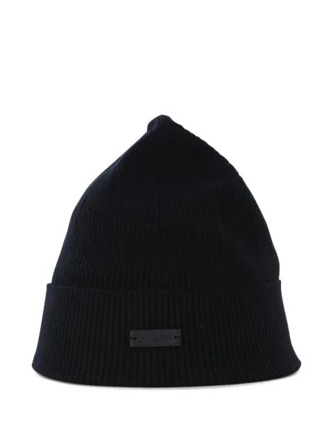 ribbed wool beanie by SAINT LAURENT