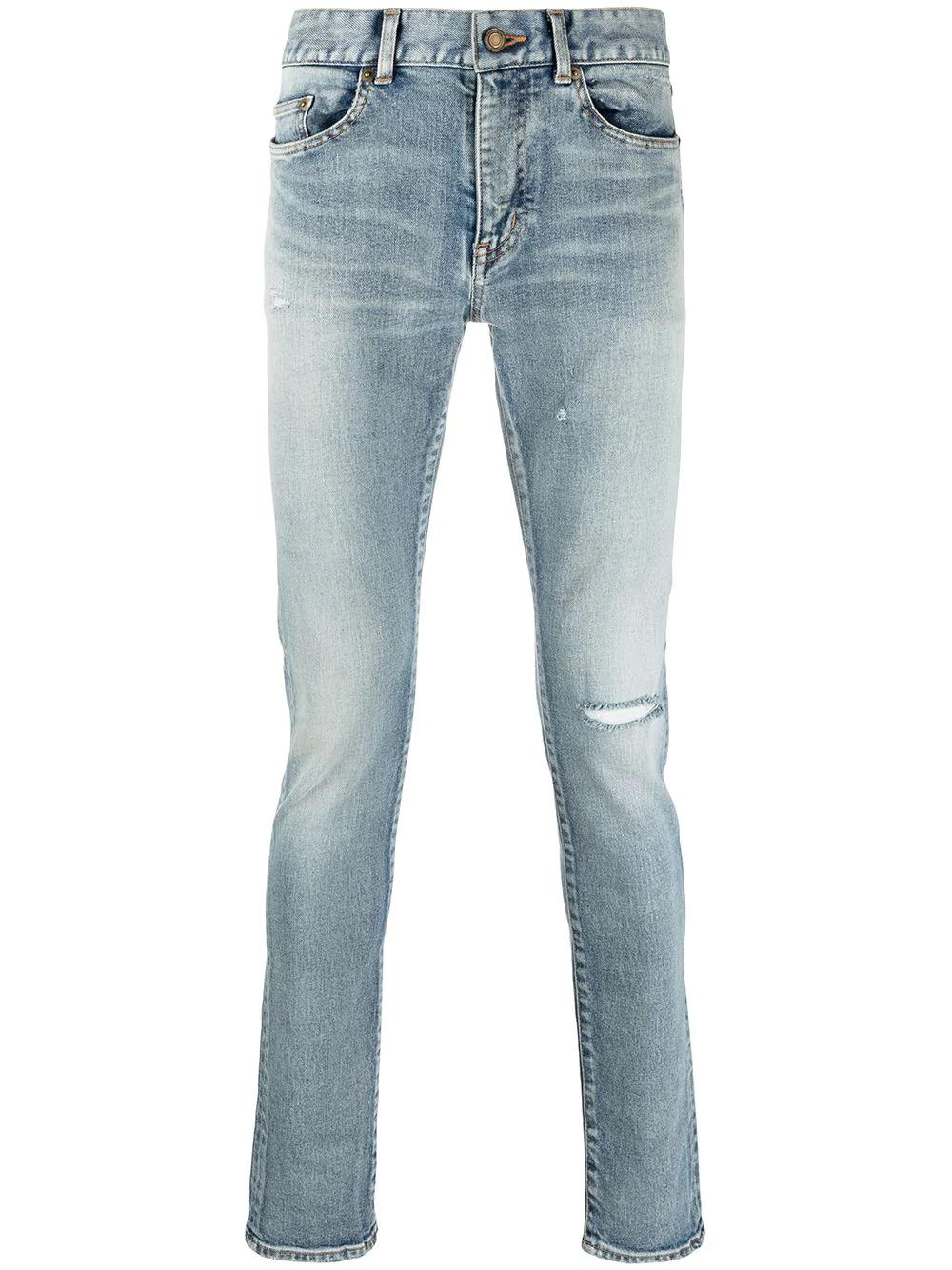 ripped skinny jeans by SAINT LAURENT