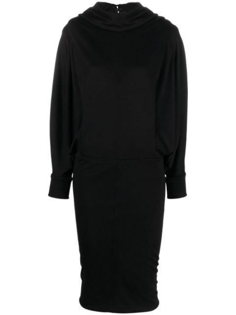 roll neck mini dress by SAINT LAURENT