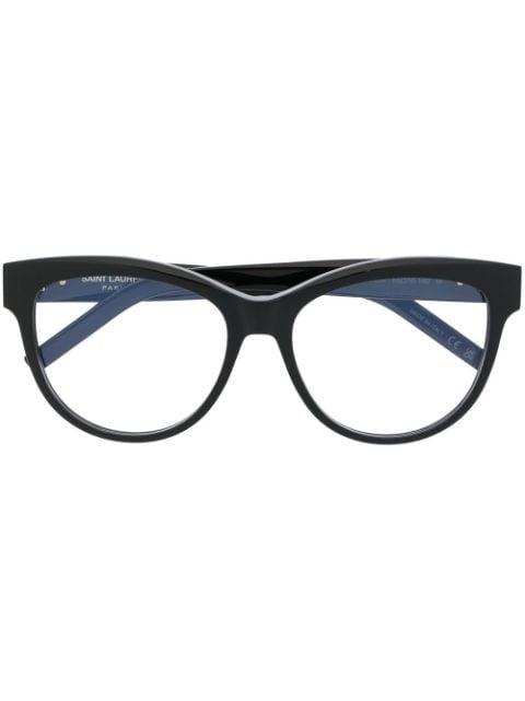 round-frame glasses by SAINT LAURENT
