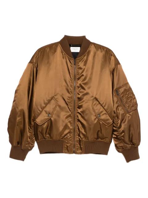 satin-finish bomber jacket by SAINT LAURENT