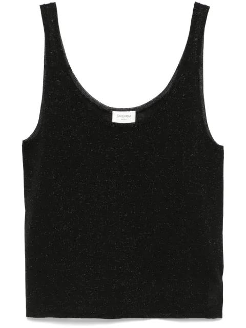 scoop-neck top by SAINT LAURENT