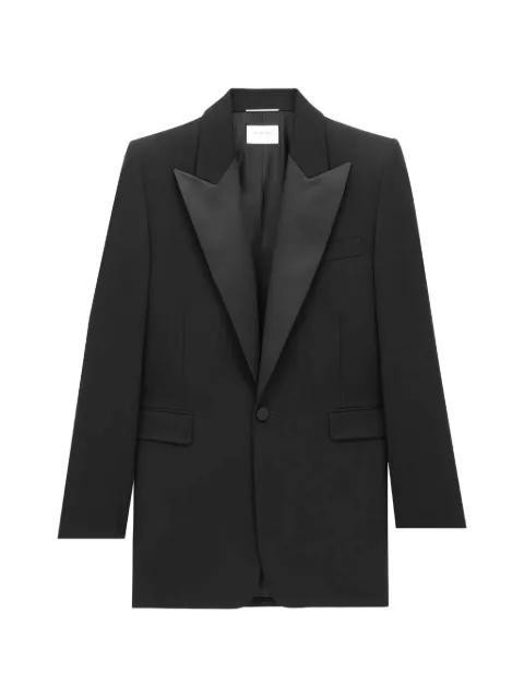 shawl-lapel wool jacket by SAINT LAURENT