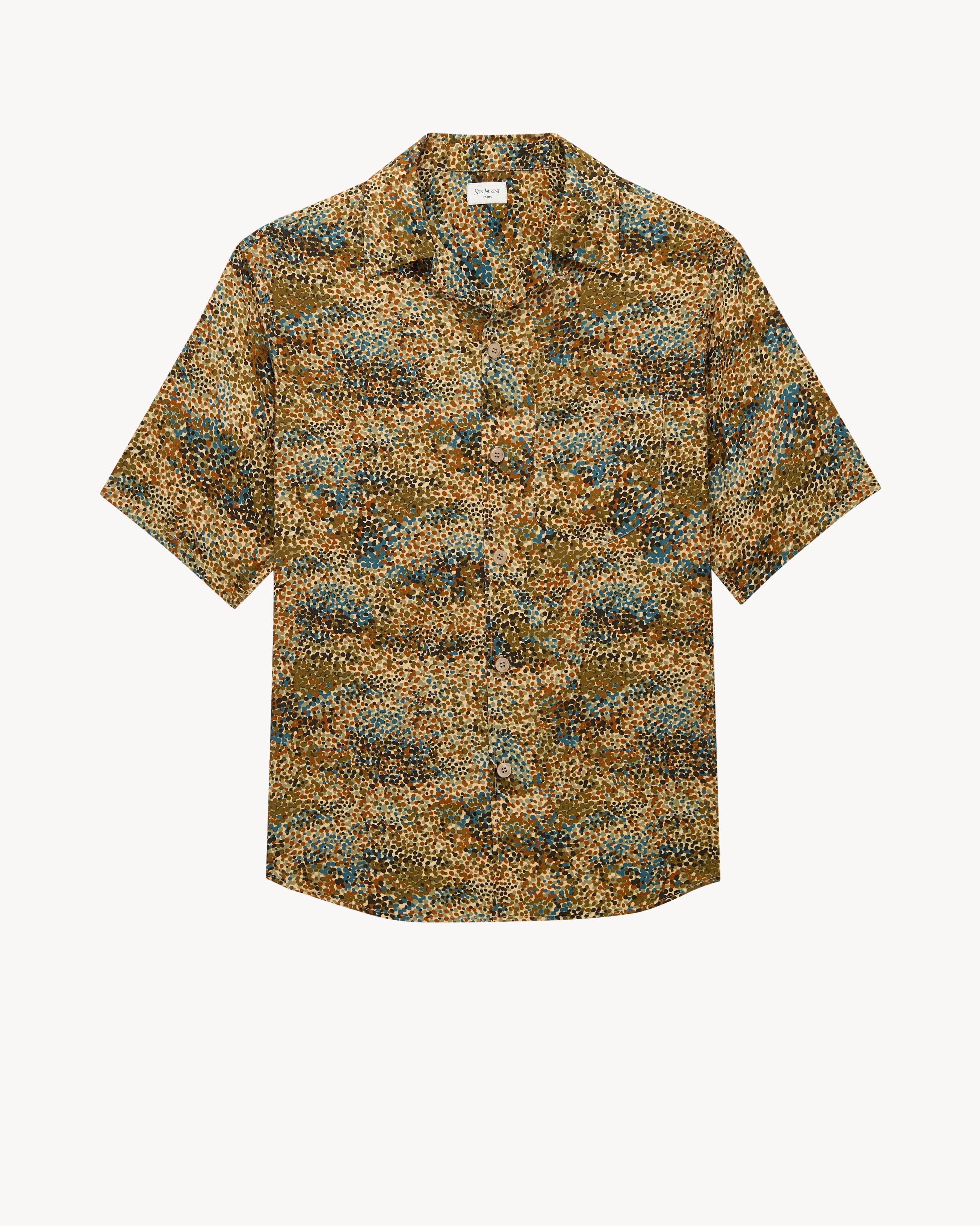 shirt in confetti viscose by SAINT LAURENT