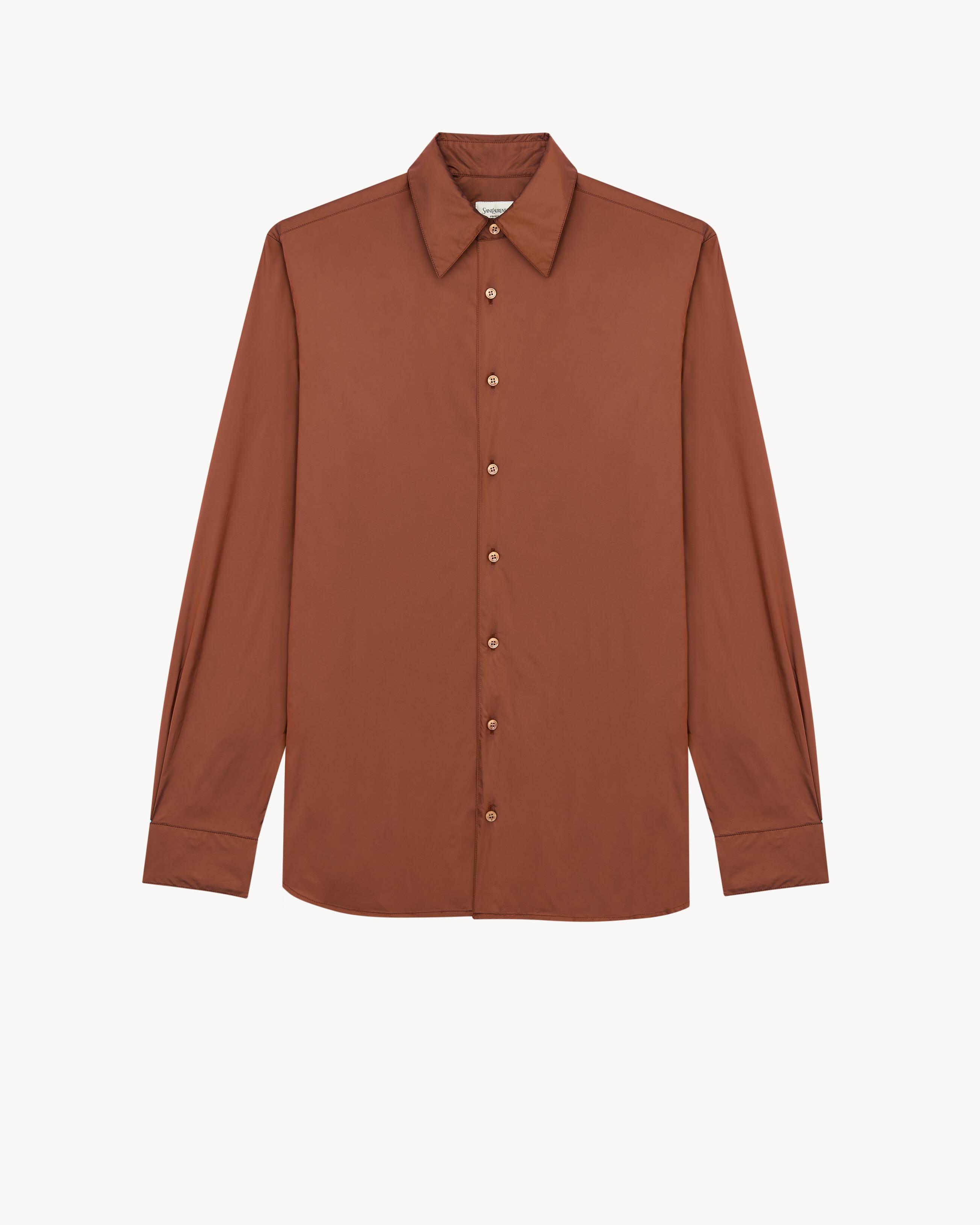 shirt in taffeta by SAINT LAURENT