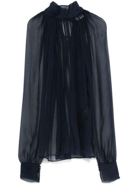 silk blouse by SAINT LAURENT