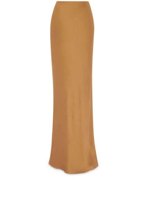 silk floor-length skirt by SAINT LAURENT