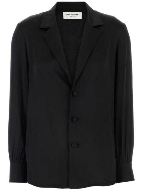 silk satin shirt by SAINT LAURENT