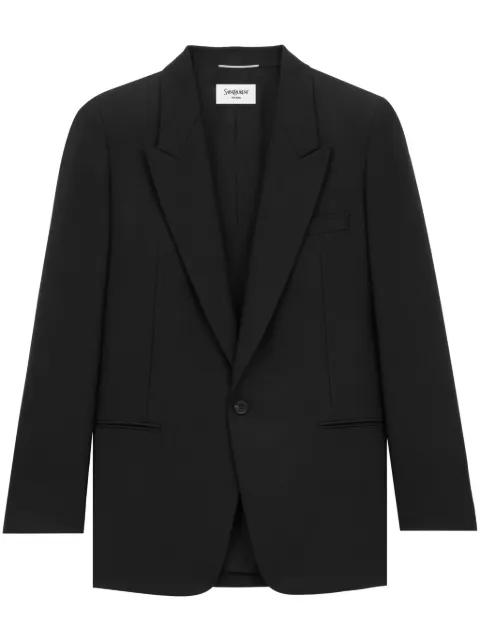 single-breasted blazer by SAINT LAURENT