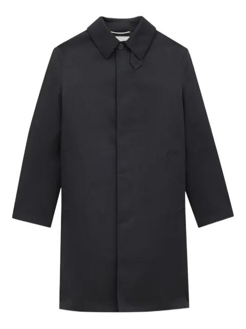 single-breasted collared coat by SAINT LAURENT