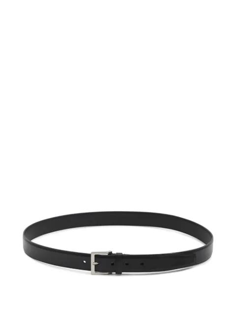 square buckle leather belt by SAINT LAURENT