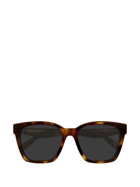 square-frame tortoiseshell sunglasses by SAINT LAURENT