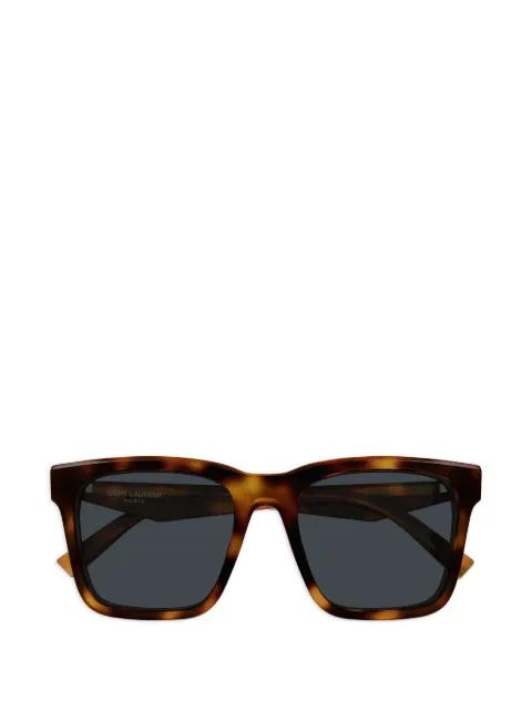 square-frame tortoiseshell sunglasses by SAINT LAURENT