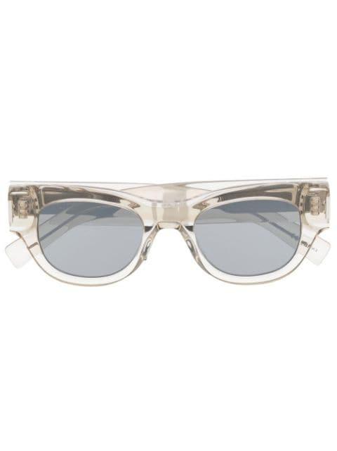 square-frame transparent sunglasses by SAINT LAURENT