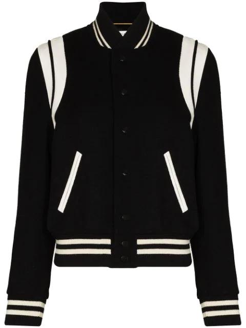 stand-up collar bomber jacket by SAINT LAURENT