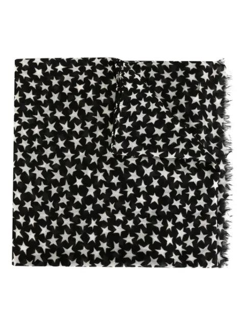 star print scarf by SAINT LAURENT