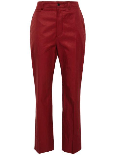 straight-leg cotton trousers by SAINT LAURENT