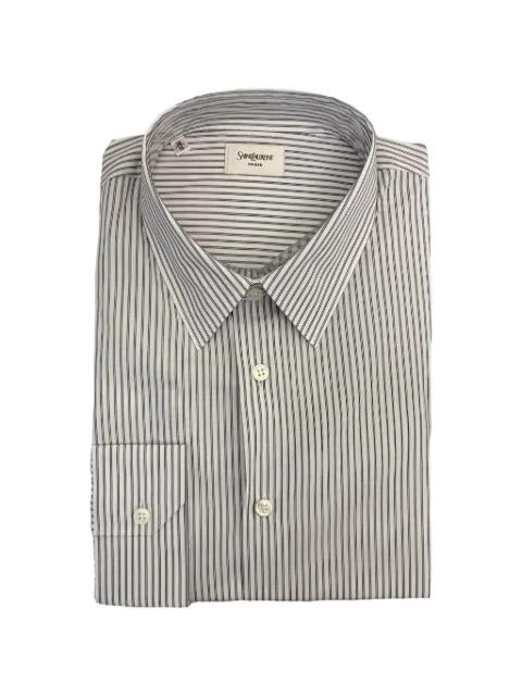 striped buttoned shirt by SAINT LAURENT