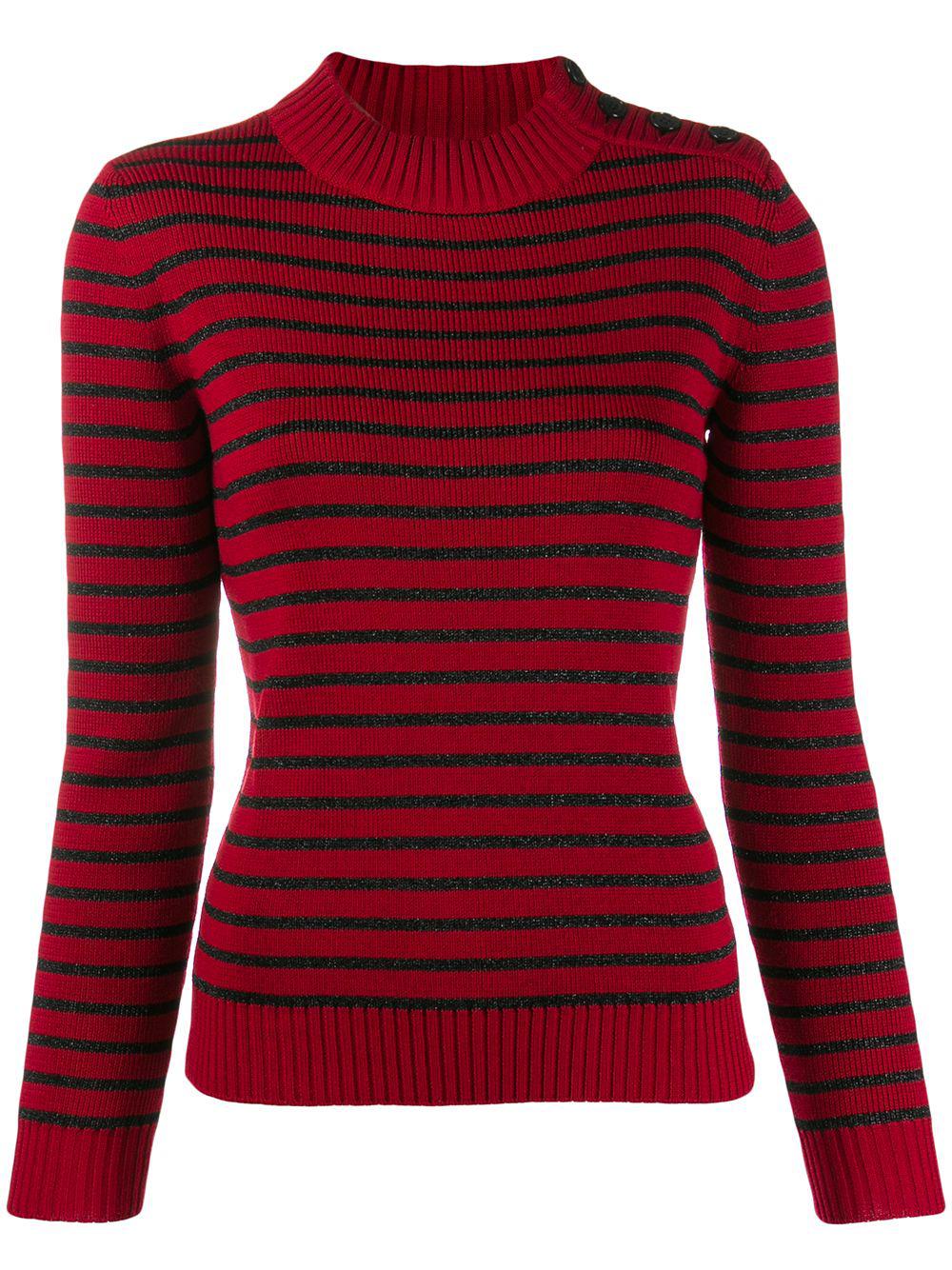 striped knitted jumper by SAINT LAURENT