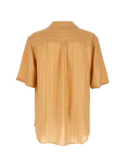 striped silk shirt by SAINT LAURENT