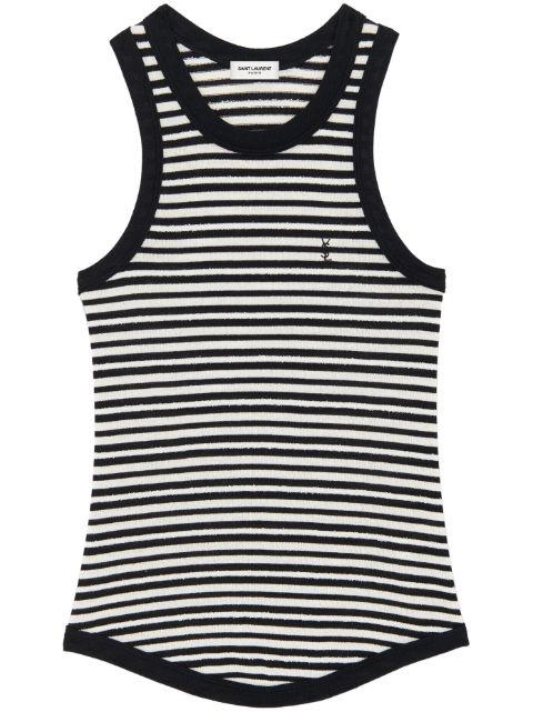 striped tank top by SAINT LAURENT