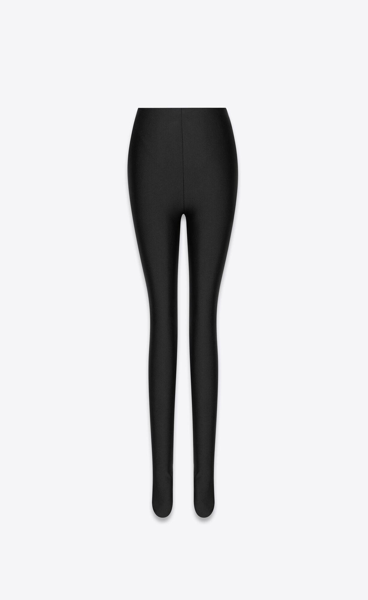 tights in shiny jersey by SAINT LAURENT
