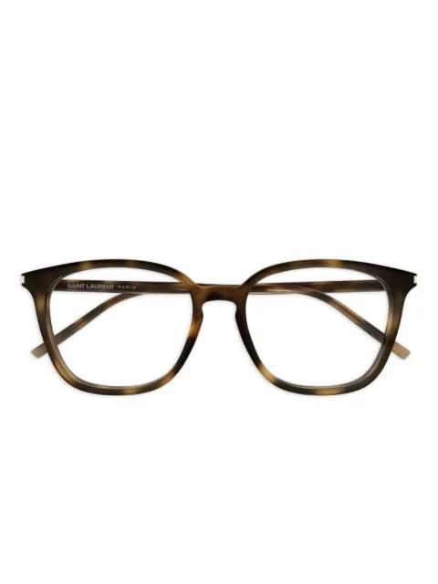 tortoiseshell-effect glasses by SAINT LAURENT