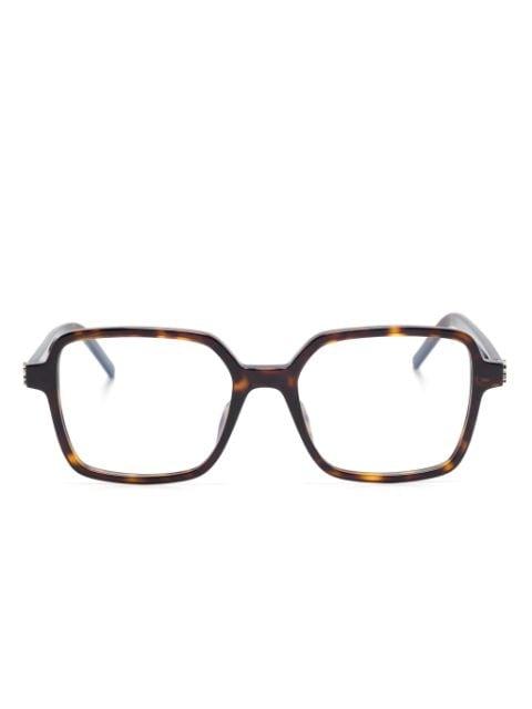 tortoiseshell-effect glasses by SAINT LAURENT