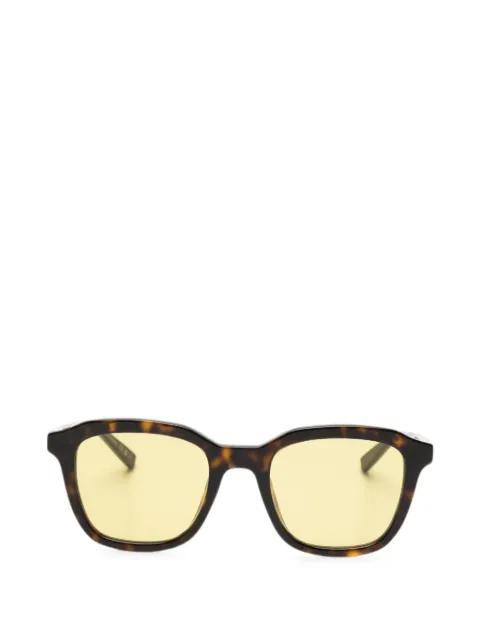 tortoiseshell-effect square-frame sunglasses by SAINT LAURENT
