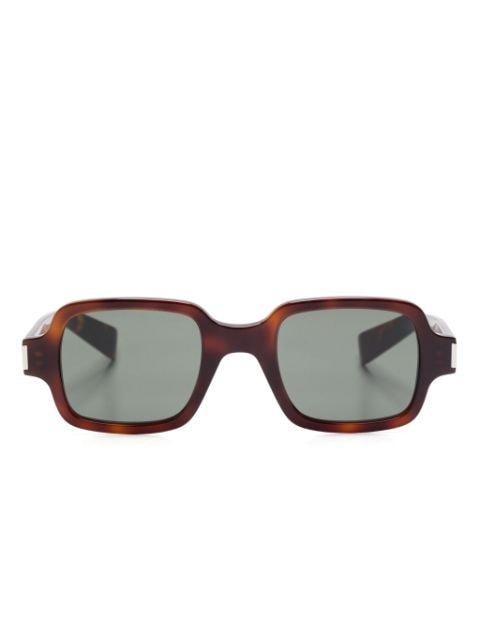 tortoiseshell-effect sunglasses by SAINT LAURENT