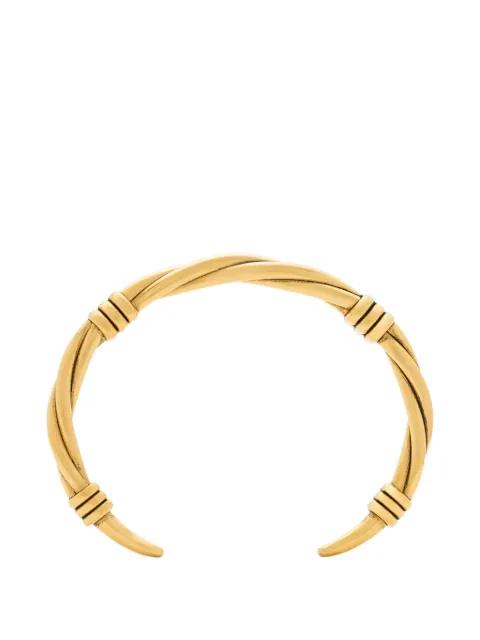 twisted-wire cuff bracelet by SAINT LAURENT
