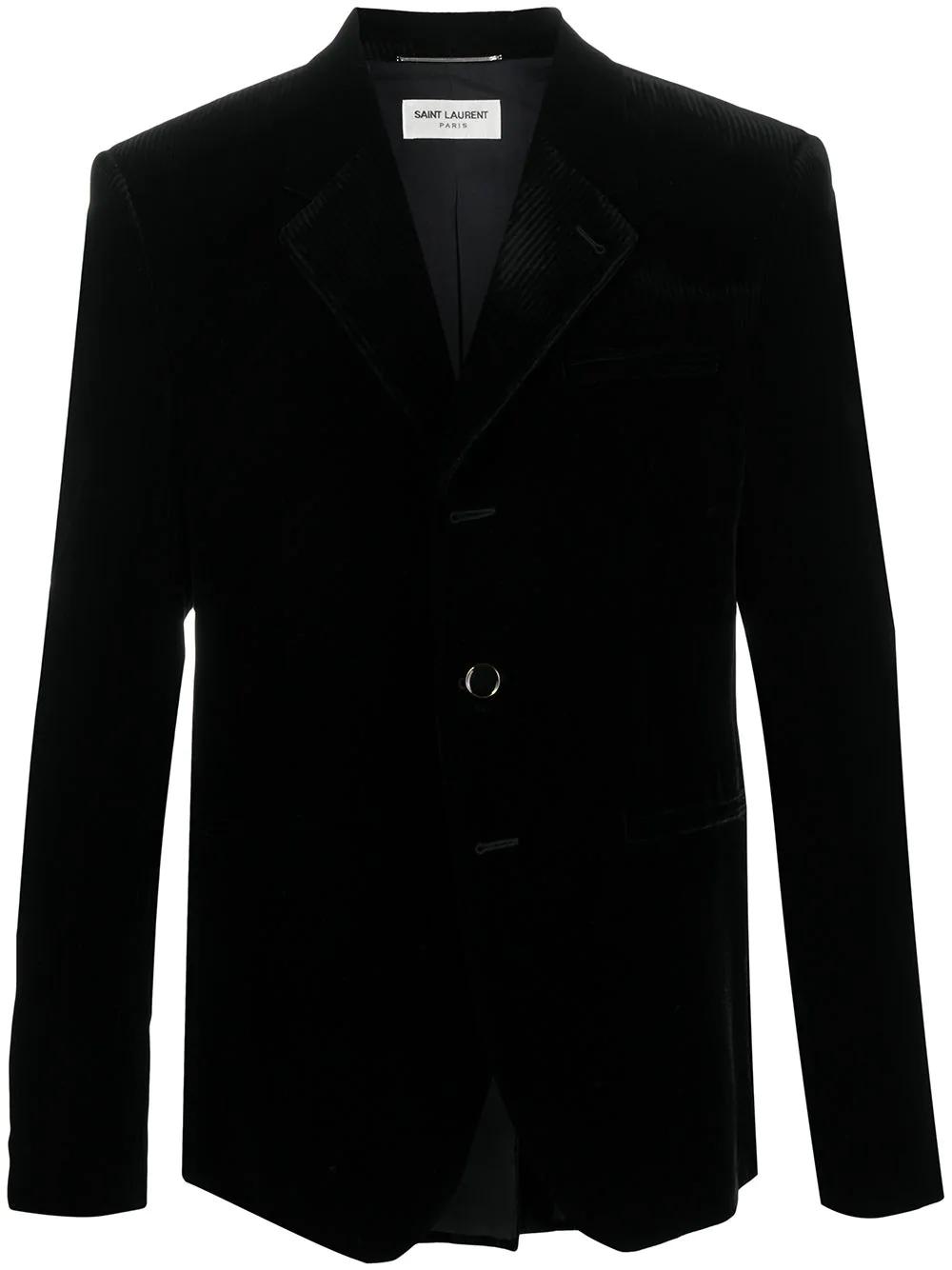 velour blazer by SAINT LAURENT