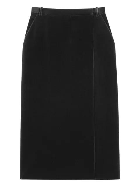 velvet skirt by SAINT LAURENT