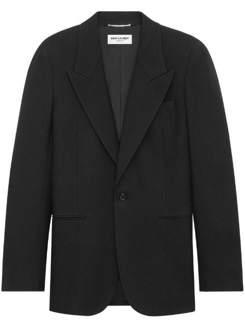 virgin wool blazer by SAINT LAURENT