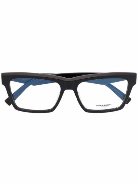 wayfarer-frame glasses by SAINT LAURENT
