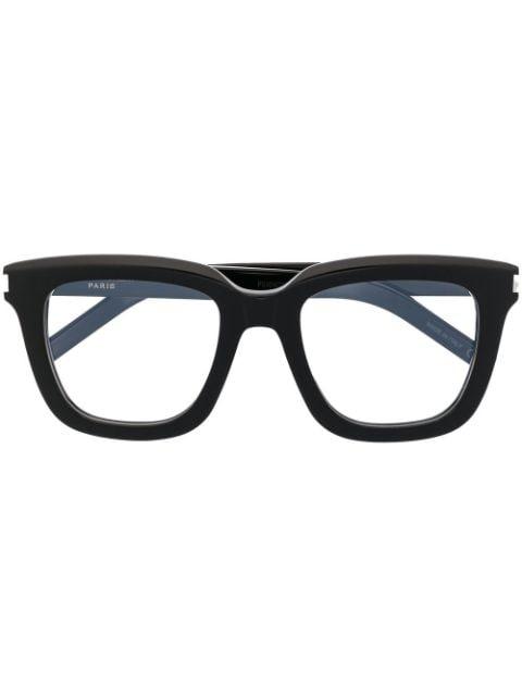 wayfarer-frame glasses by SAINT LAURENT
