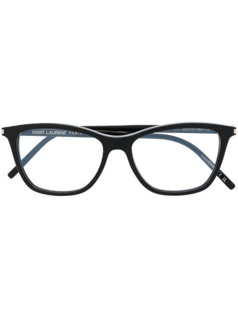 wayfarer-frame glasses by SAINT LAURENT