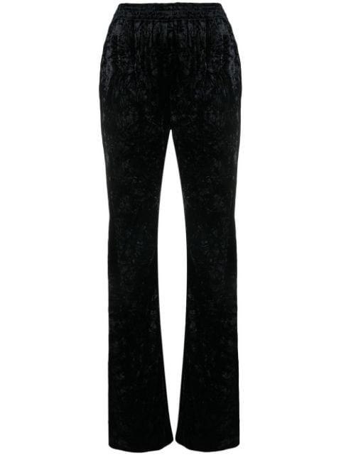 wide-leg velvet trousers by SAINT LAURENT