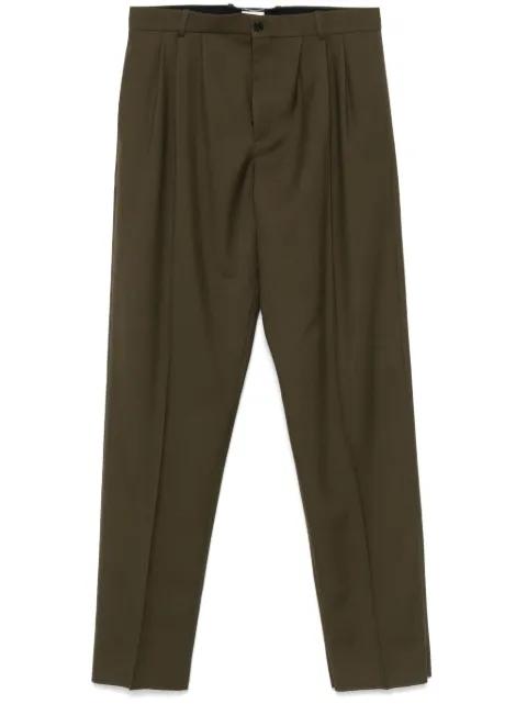 wool gabardine trousers by SAINT LAURENT