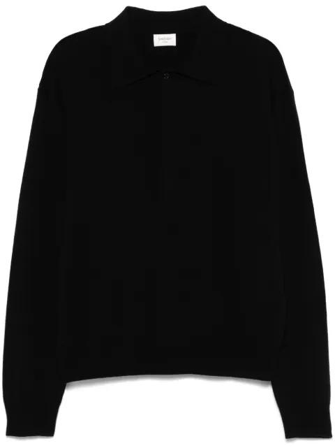 wool polo shirt by SAINT LAURENT