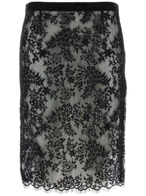 wrap pencil skirt by SAINT LAURENT