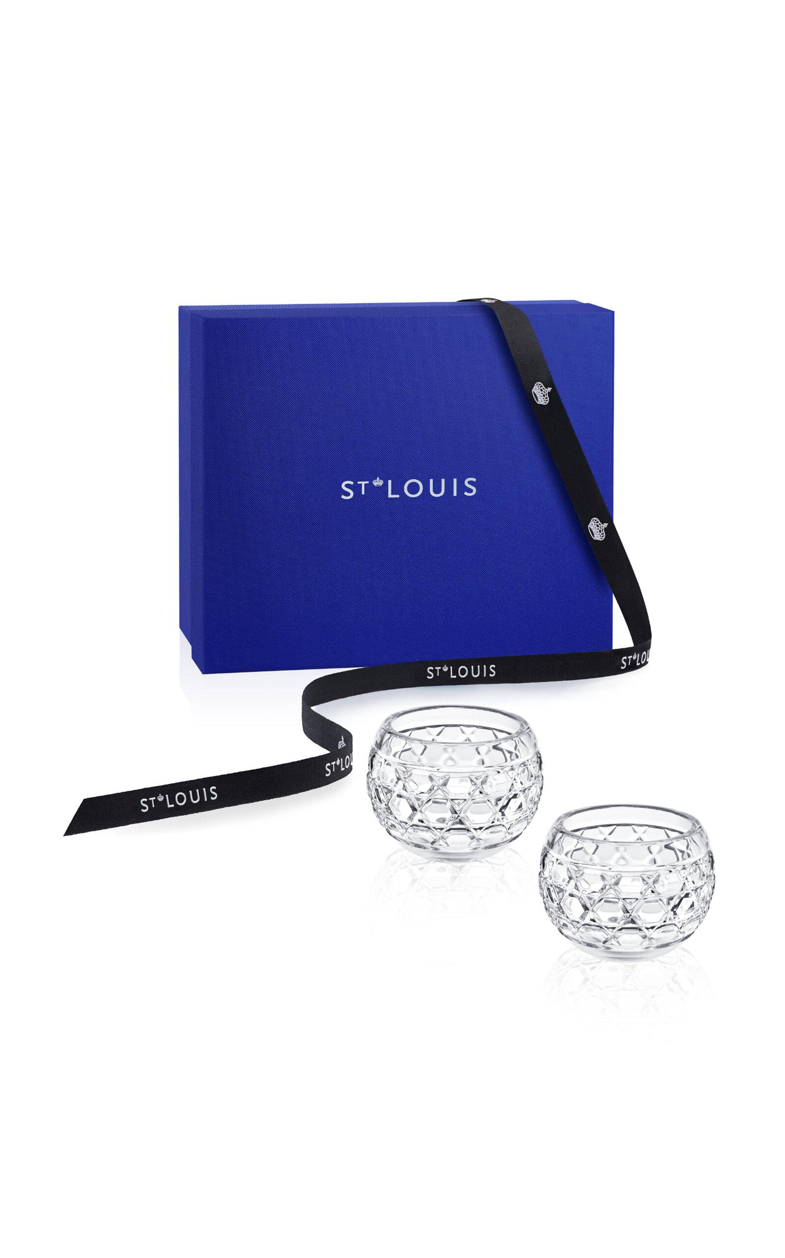 Saint-Louis - Royal Small Set-Of-Two Votive Set - Multi - Moda Operandi by SAINT-LOUIS