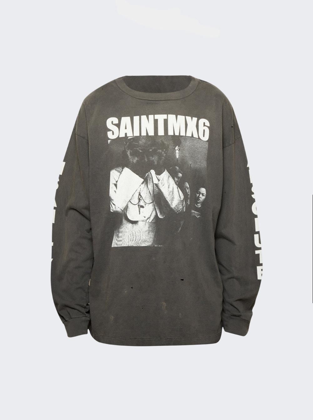 Saint MX6 Long-sleeve Tee Black by SAINT MICHAEL