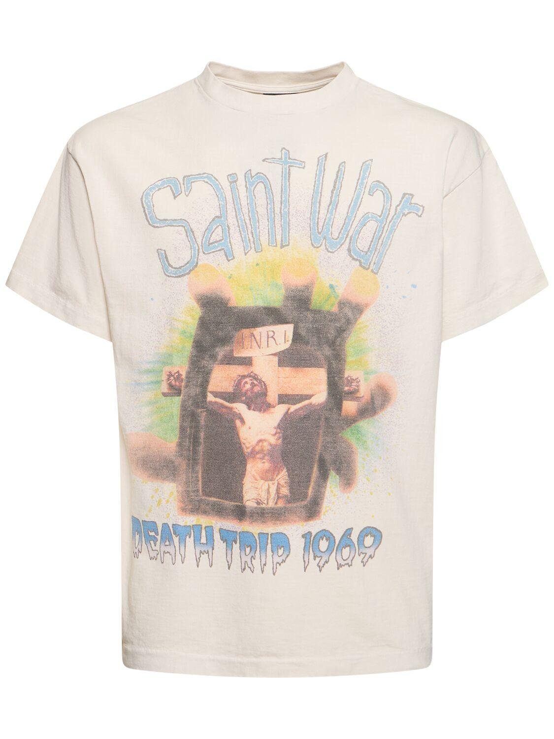 Saint Mx6 Saint War T-shirt by SAINT MICHAEL