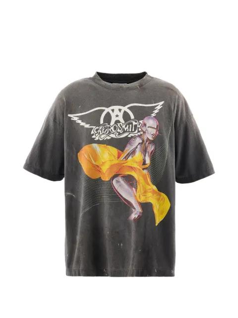 Aerosmith-print graphic-print t-shirt by SAINT MXXXXXX