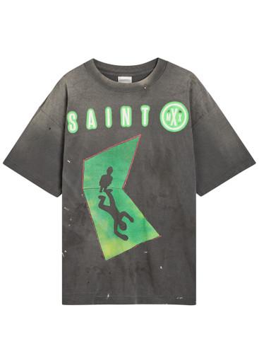 Files printed cotton T-shirt by SAINT MXXXXXX