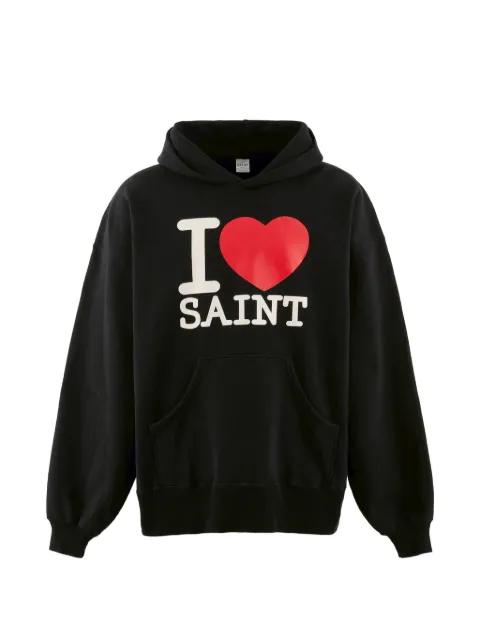 I Love Saint hoodie by SAINT MXXXXXX