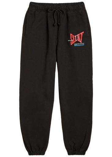 Logo-print cotton sweatpants by SAINT MXXXXXX